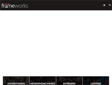 Tablet Screenshot of gatorframeworks.com